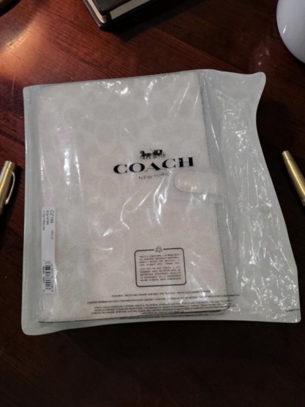 Coach Signature Notebook Cover with Notebook - Picture 4 of 5